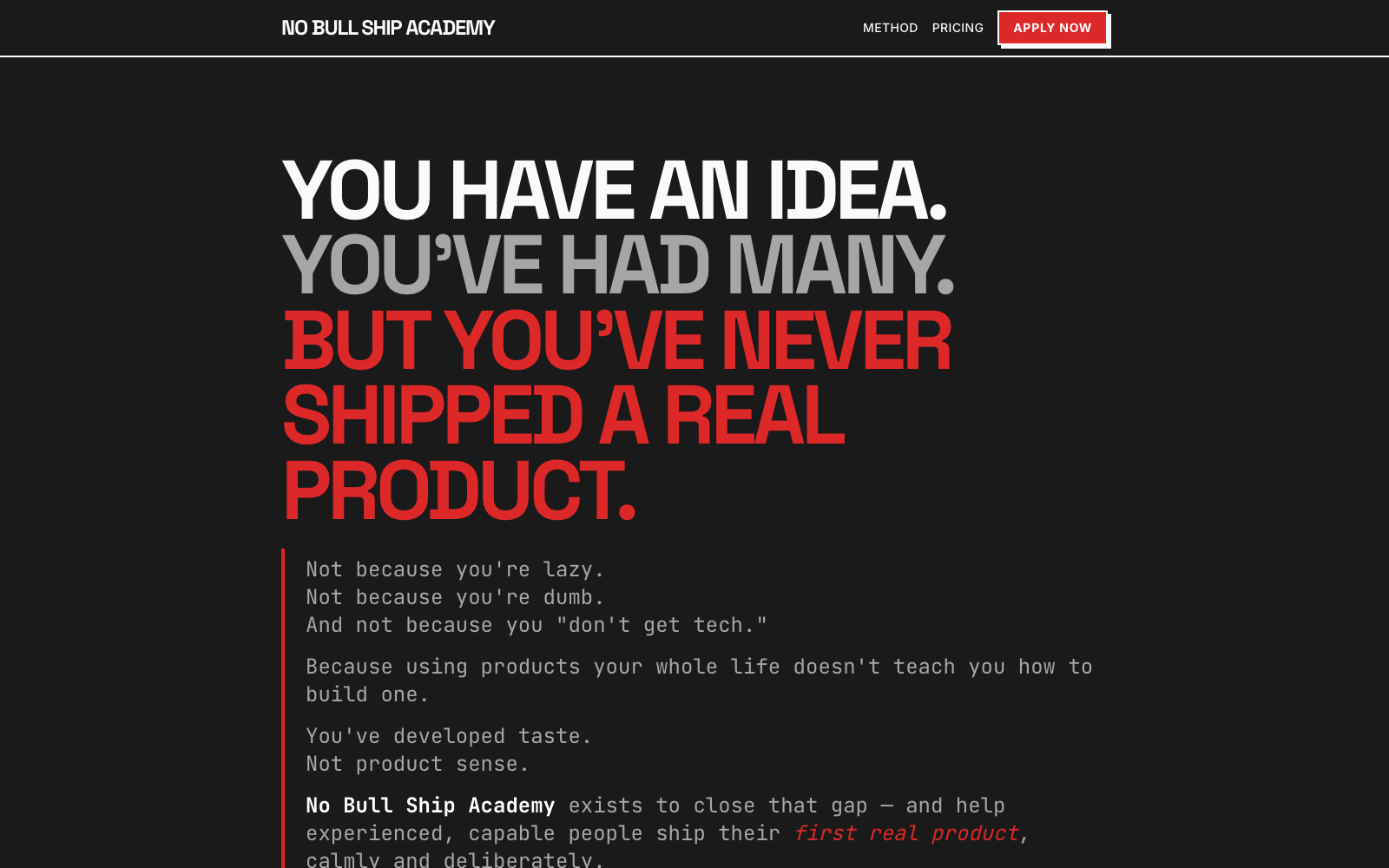 No Bull Ship Academy screenshot